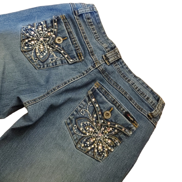 Low Rise Flare Jeans - Picture 3 of 4